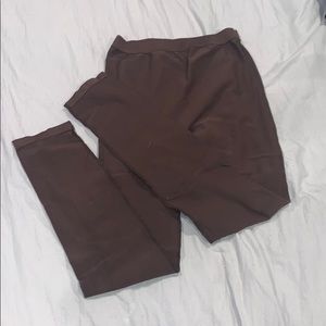 BROWN SPANDEX TIGHTS/LEGGINGS